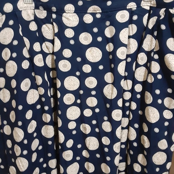 Pendleton Sophiticates  Women's Mid Length Boho Black With Circle Print Skirt - Picture 2 of 5